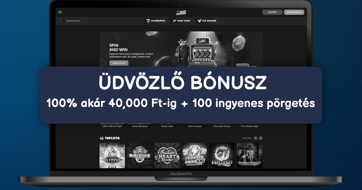 Bison Casino welcome bonus